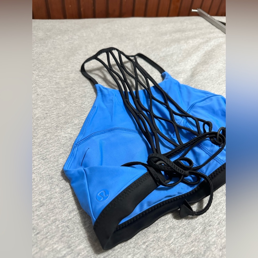 Lululemon Tidal Flow Net Top In Pipe Dream Blue /… - image 5